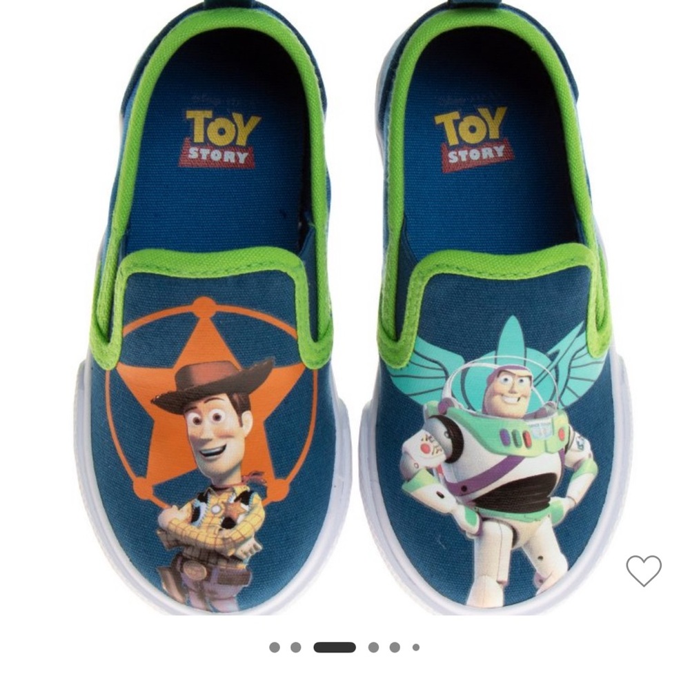 Disney Toy Story Blue and Green Canvas Shoes - Picture 3 of 4